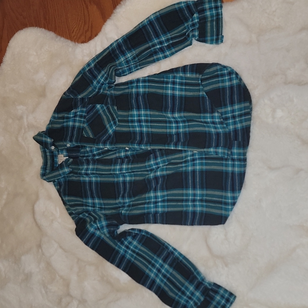a new day Blue Flannel